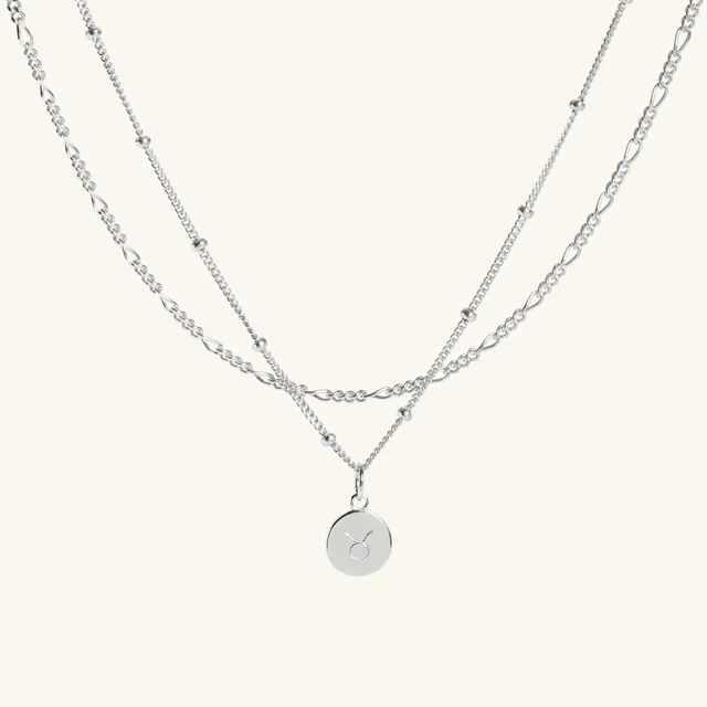 Muru Jewellery Zodiac hopeasetti 14" horoskooppi