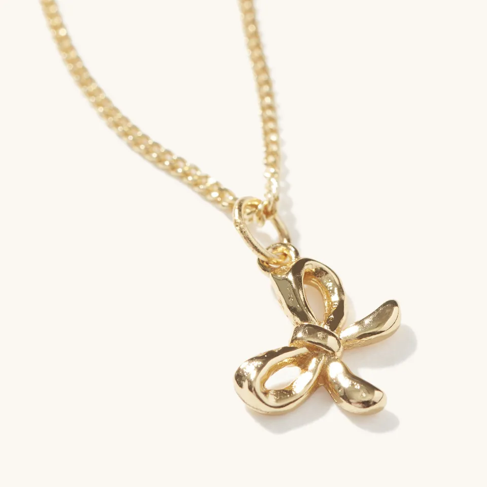 Muru Jewellery Bow kaulakoru kulta 18" rusetti