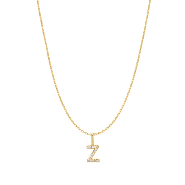 Ania Haie Starlit Drops Gold Letter Z Initial kaulakoru kulta