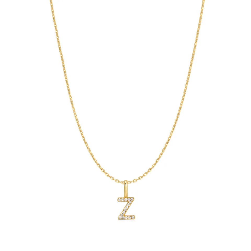 Ania Haie Starlit Drops Gold Letter Z Initial kaulakoru kulta