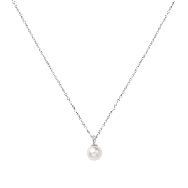 Ania Haie Miss Dainty Shell Pearl Drop kaulakoru hopea helmi