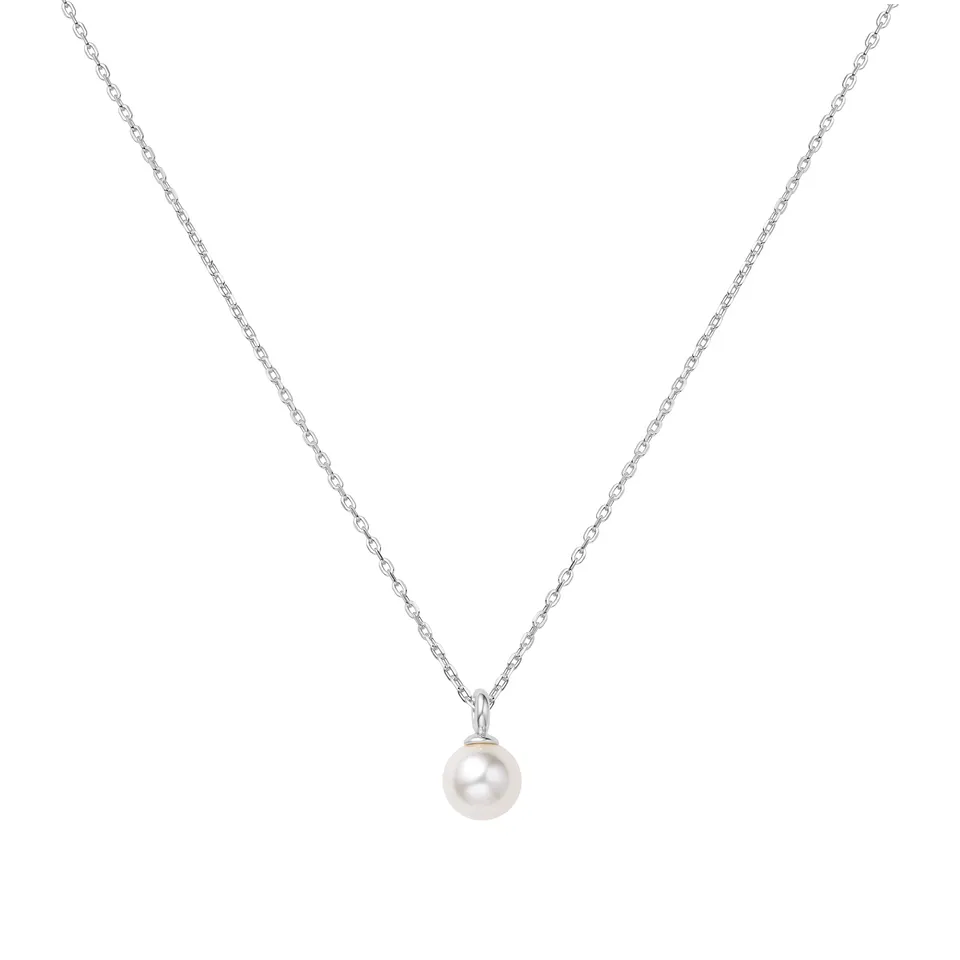 Ania Haie Miss Dainty Shell Pearl Drop kaulakoru hopea helmi