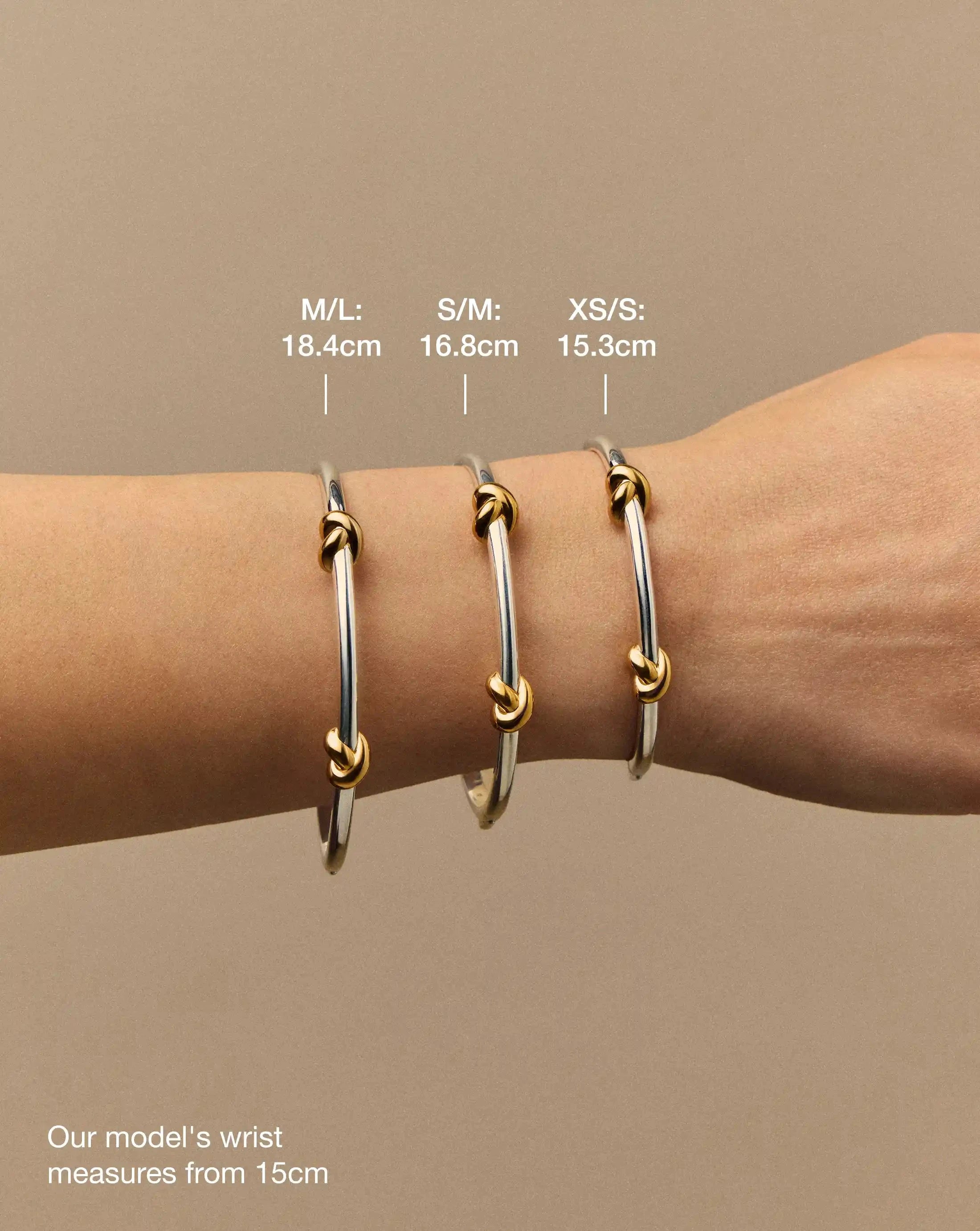 Missoma Lucy Williams Knot rannekoru S/M kaksivärinen