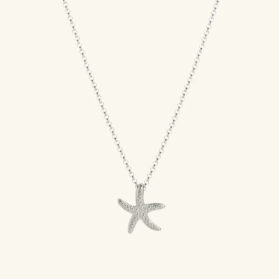 Muru Starfish kaulakoru hopea meritähti
