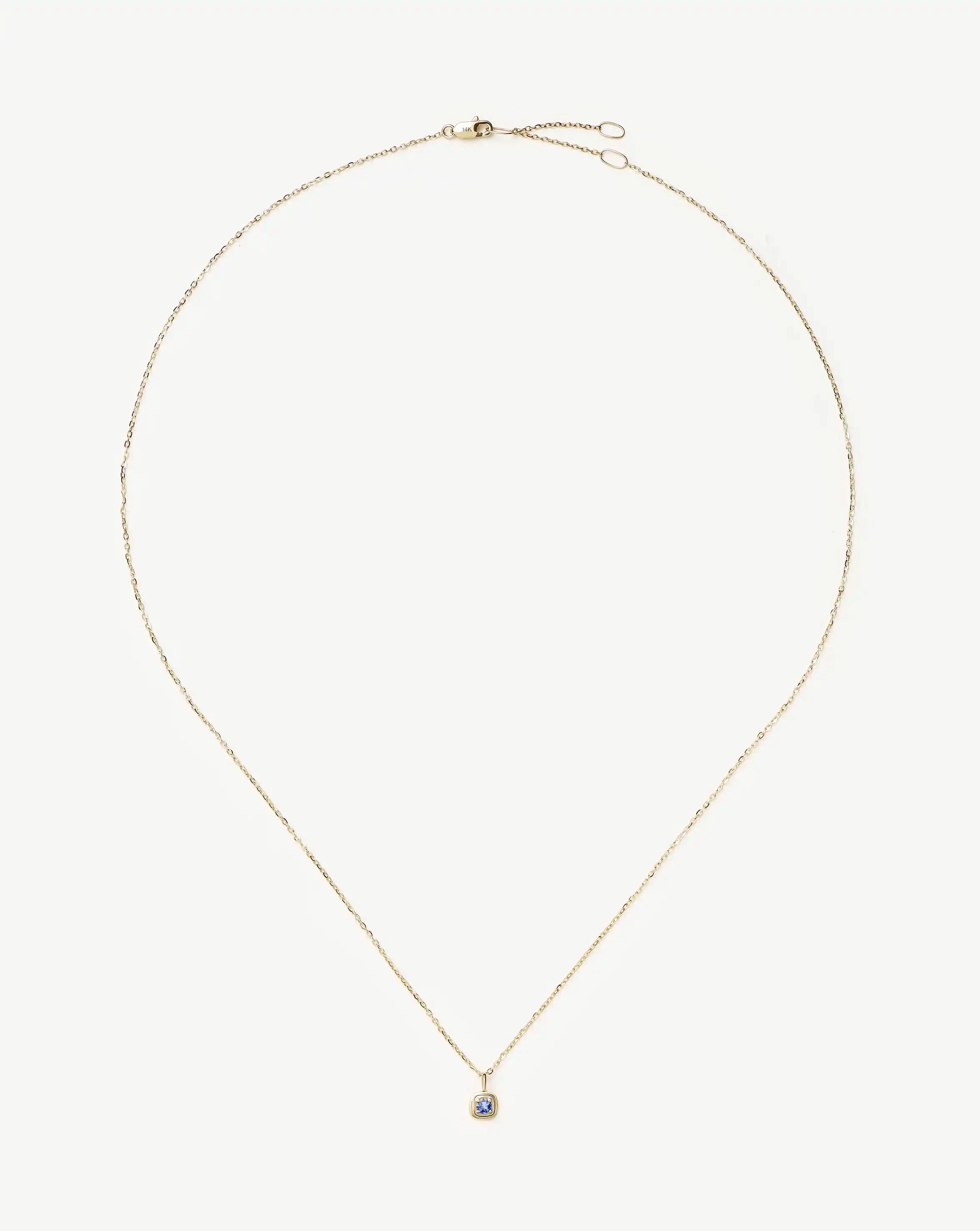 Missoma December Birthstone kaulakoru 14k kulta tansaniitti