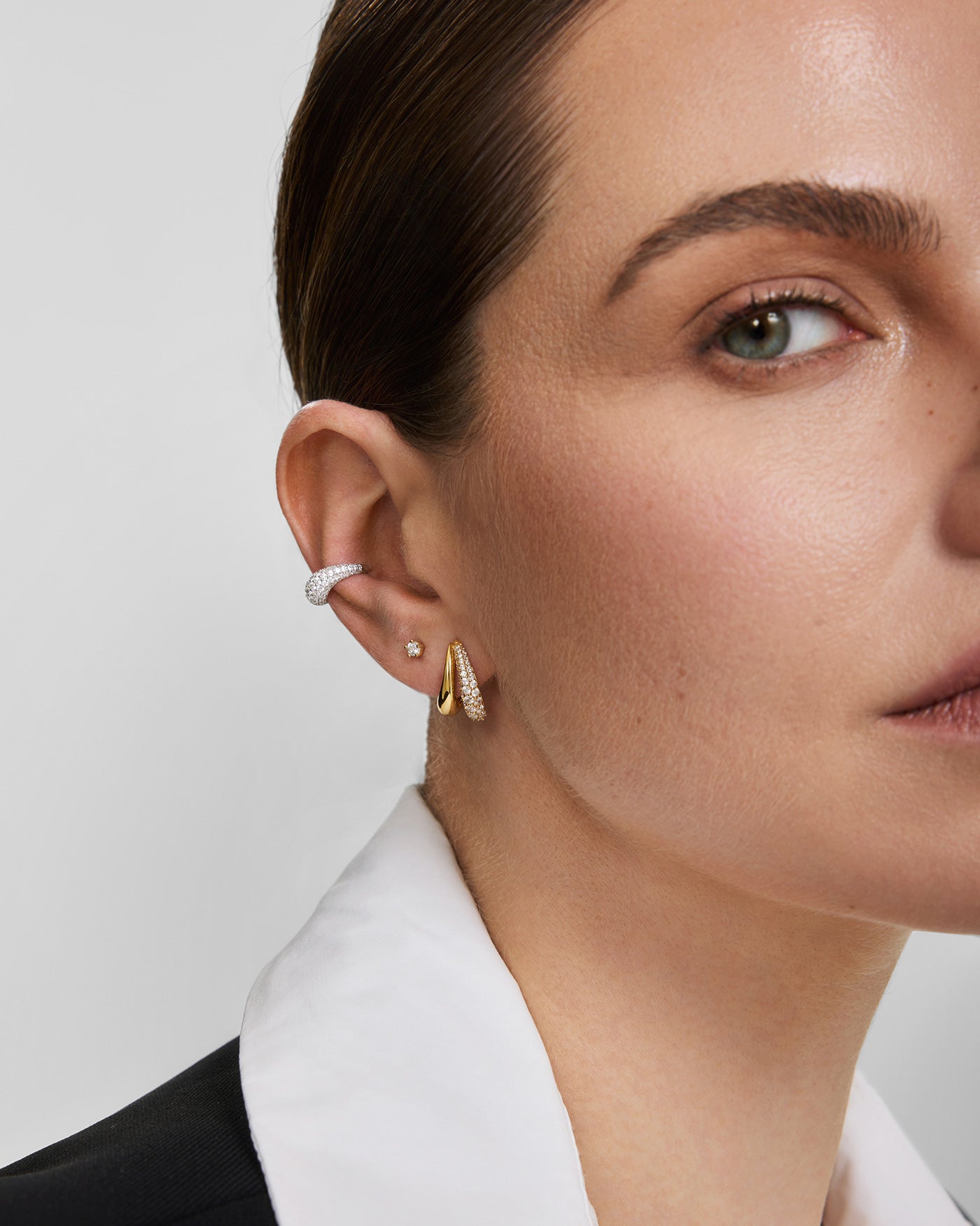 Ania Haie Gold Five-Prong Sparkle Barbell nappikorvakoru kulta