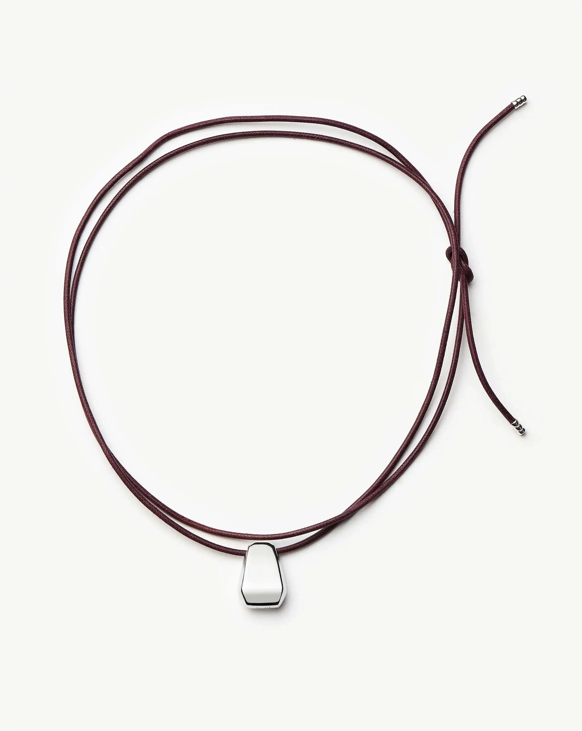 Missoma Lucy Williams Arco kaulakoru hopea nyöri 103 cm
