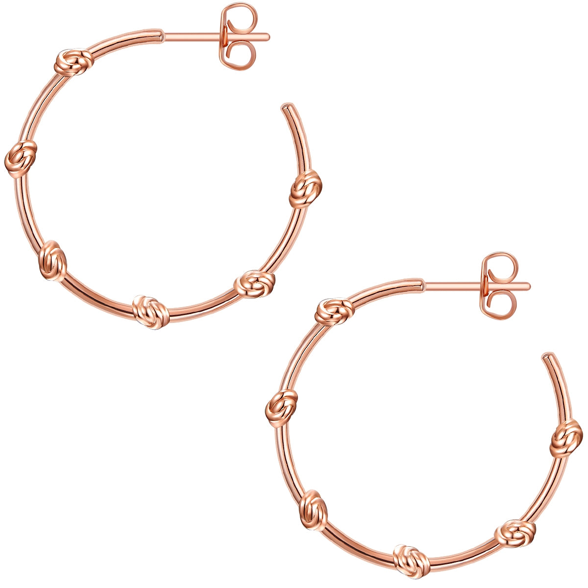 Glanzstücke München Knoten kreolikorvakorut rosékulta 925 hopea