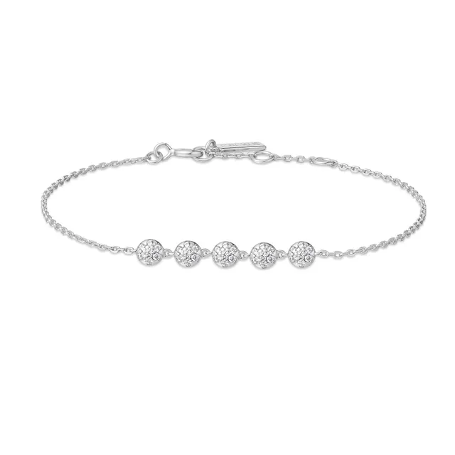 Ania Haie Miss Dainty Pavé Multi Beaded rannekoru hopea