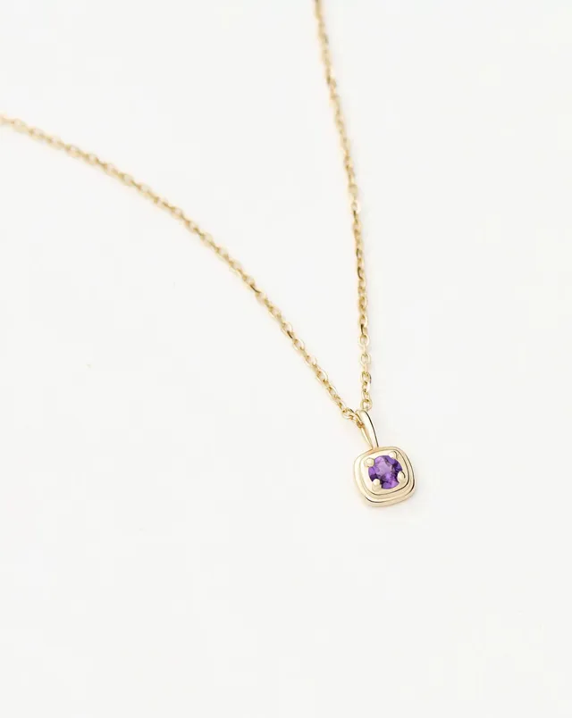 MISSOMA February Birthstone kaulakoru kulta ametisti