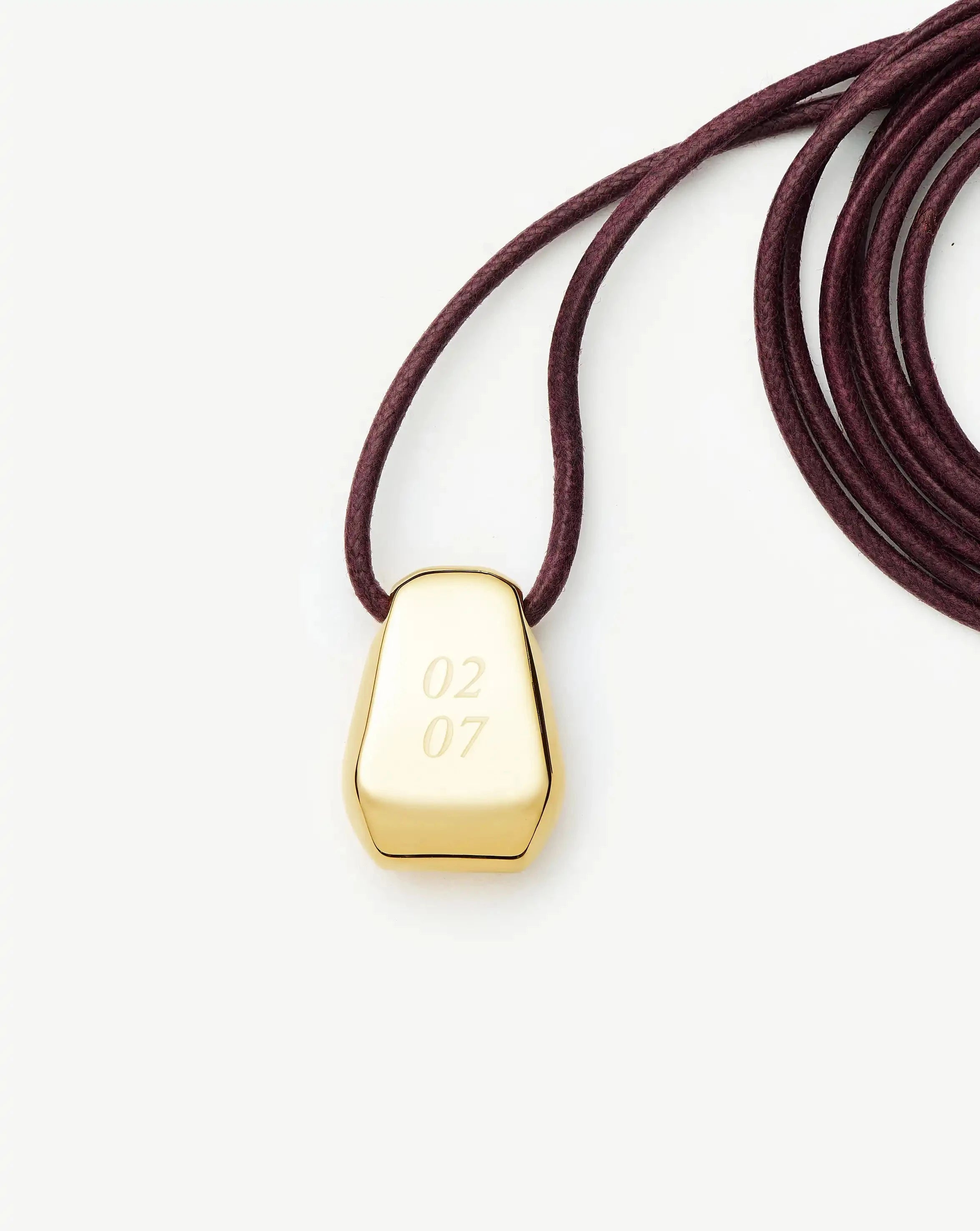 Missoma Lucy Williams Engravable Arco Cord kaulakoru kulta