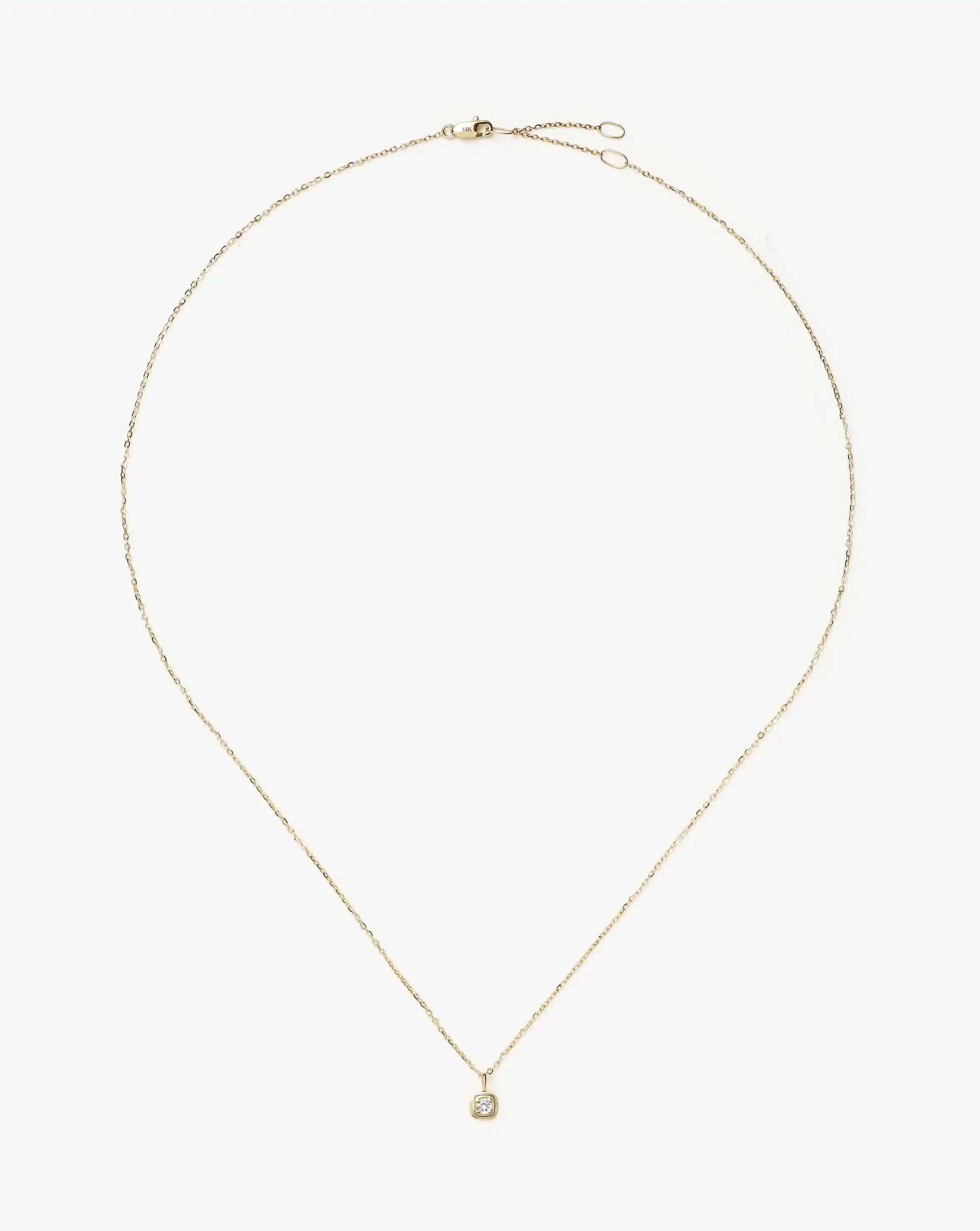 Missoma April kaulakoru kulta valkosafiiri 14k