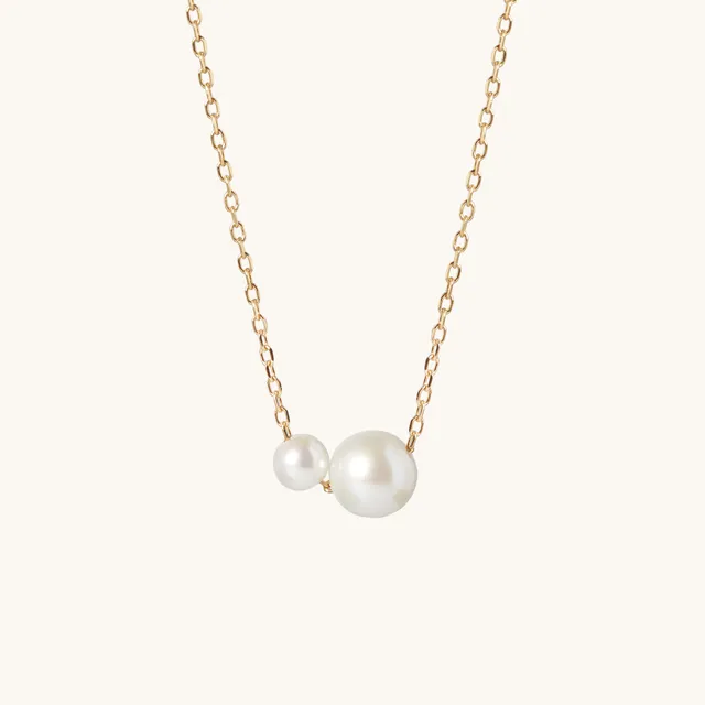 Muru Connected Pearl kaulakoru kulta makeanveden helmet