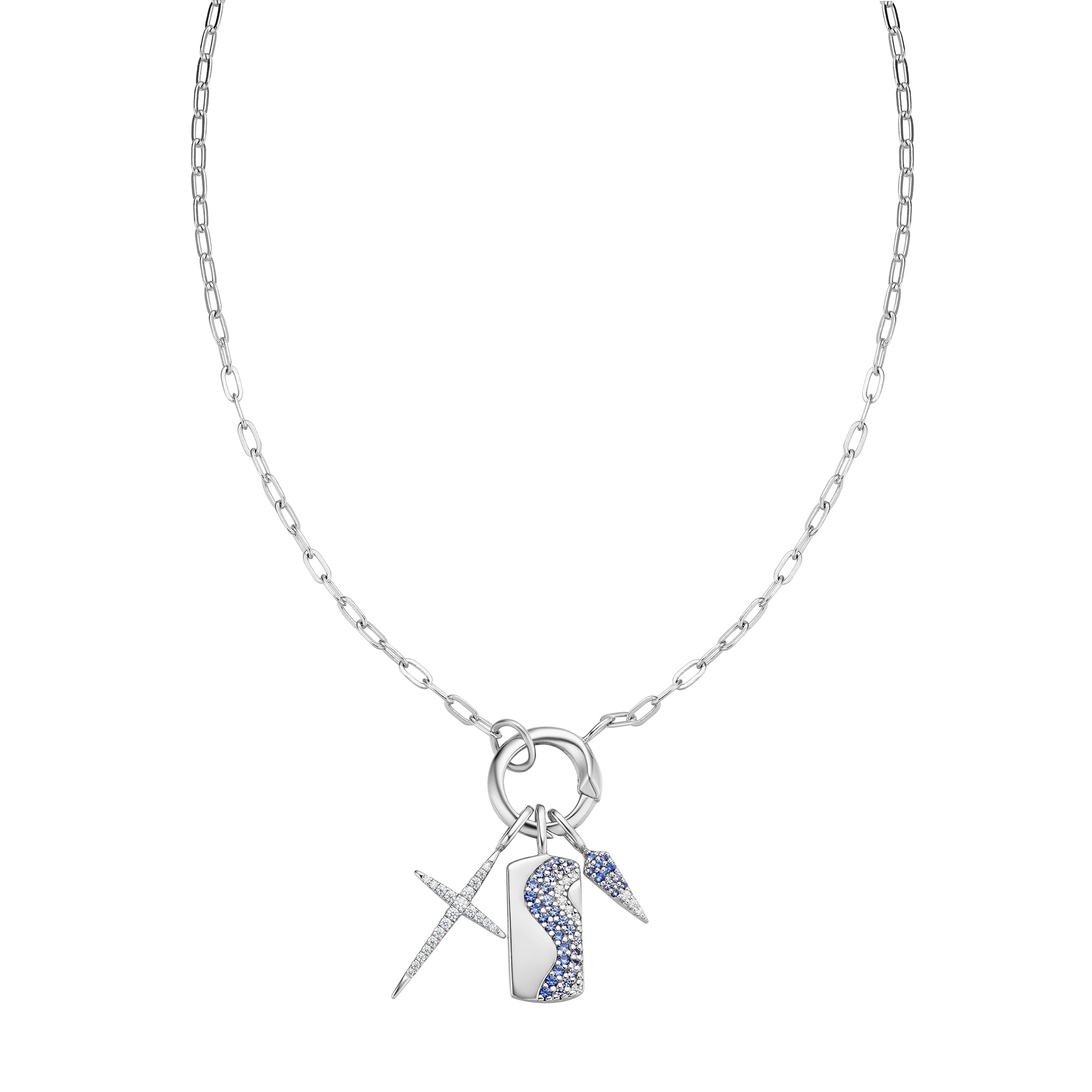 Ania Haie Pop Charms Mini Link Charm Connector-kaulakoru hopea