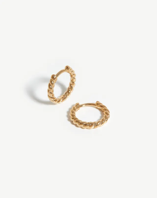 Missoma Rope Huggies korvakorut 9k kulta