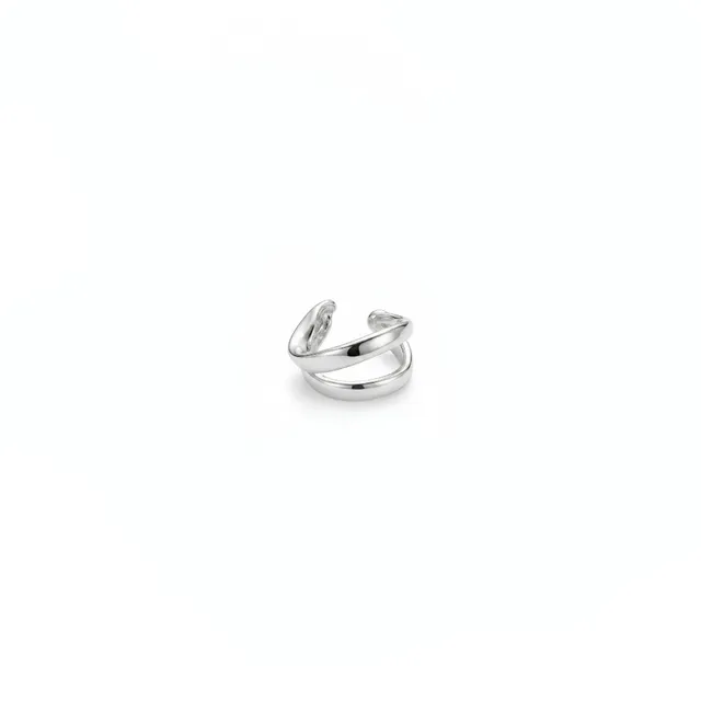 Guldvivan Myrskyluodon Maija ear cuff hopeakorvakoru sterlinghopea
