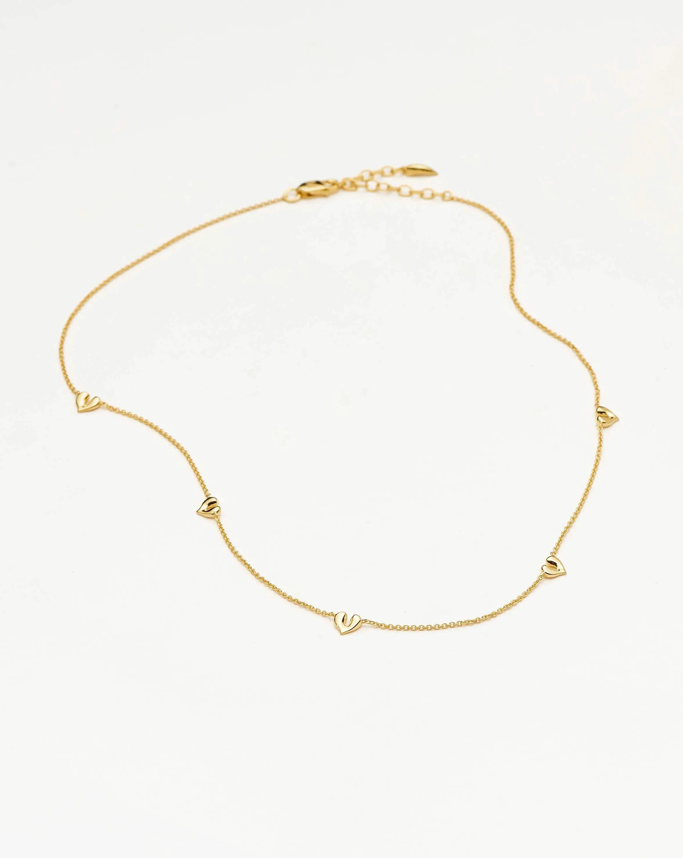Missoma Molten Heart Mini Charm Choker kulta 38-42cm