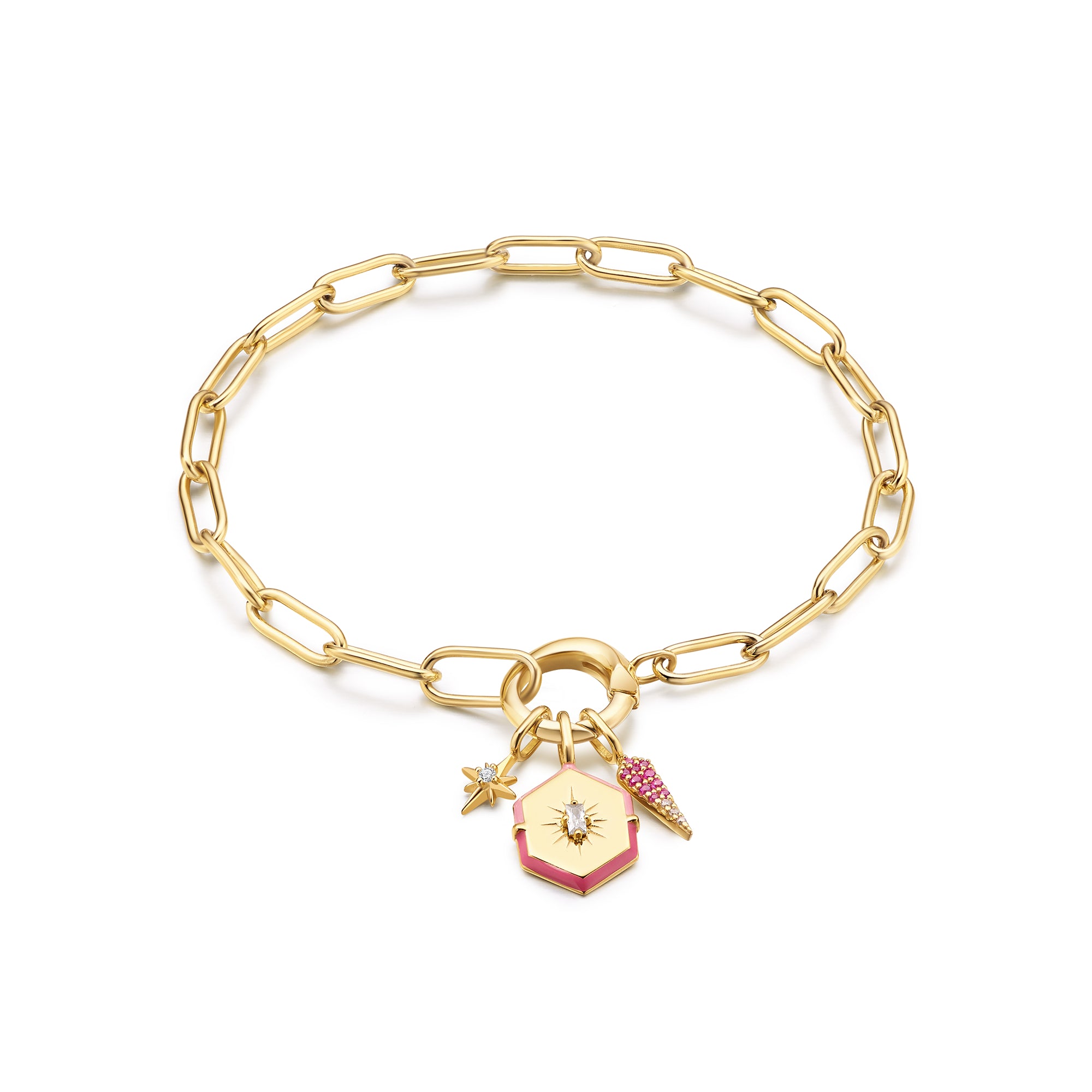 Ania Haie Pop Charms Ombré Pink charm-hela kulta
