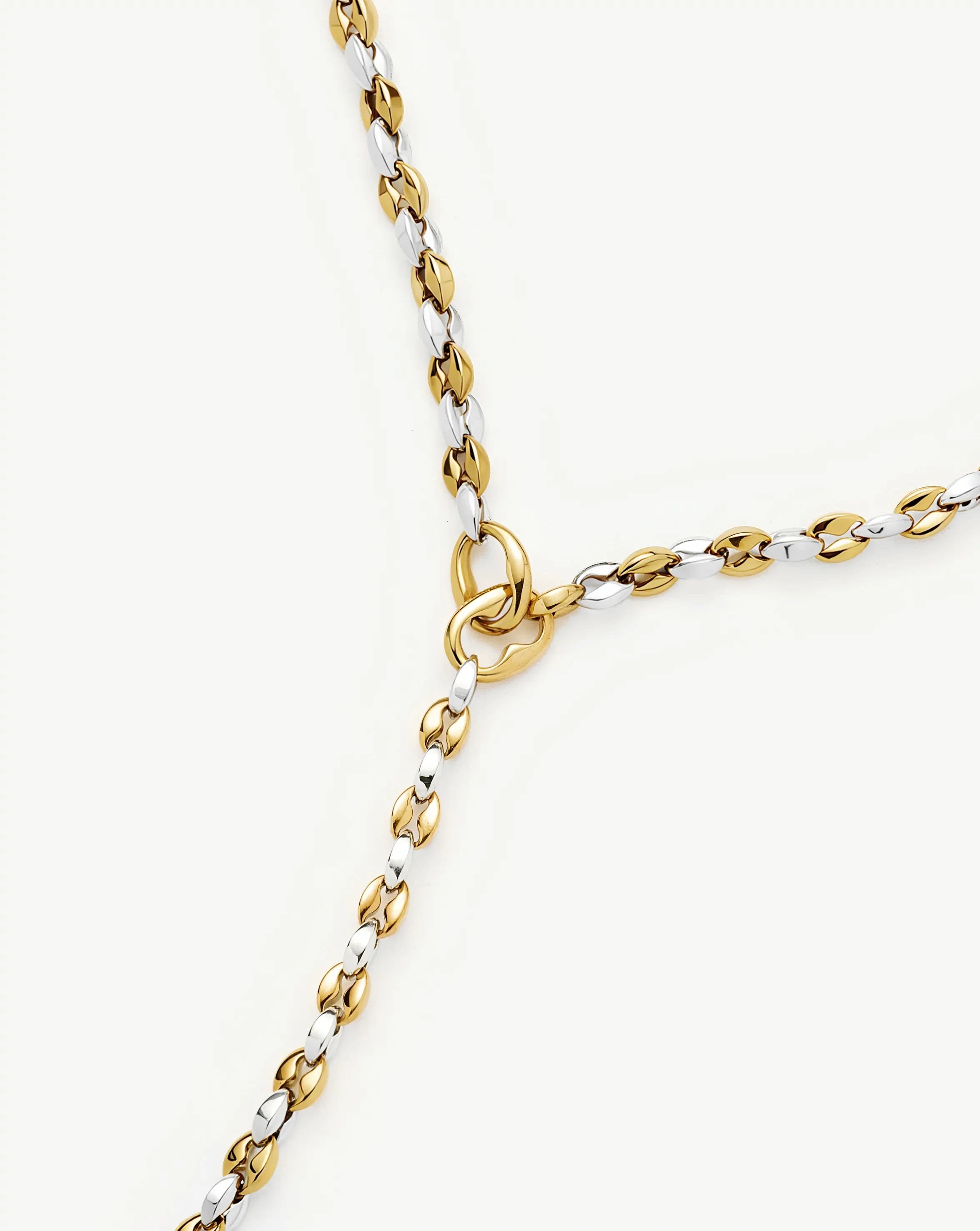 Missoma Mixed Metal Chain korusetti teräs 45cm