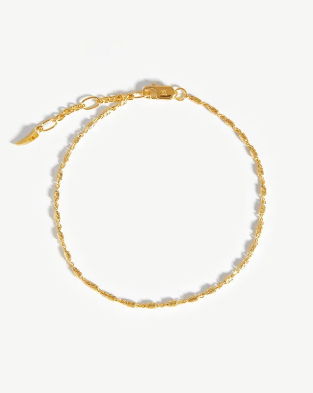 Missoma Solid Gold Vervelle Chain rannekoru 14k 18,5 cm