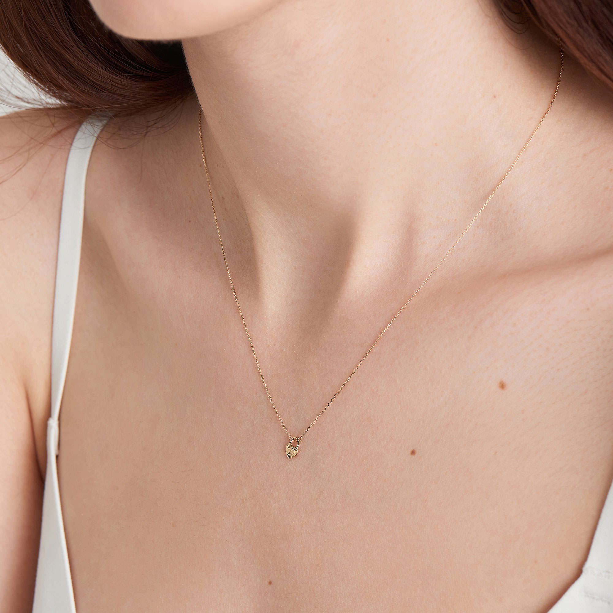 Ania Haie Heart Padlock kaulakoru 14k kulta