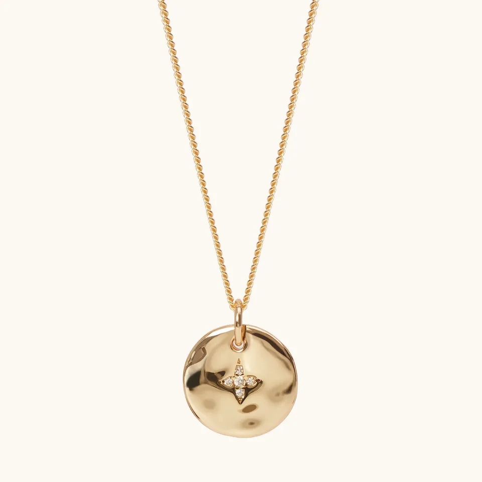 Muru Jewellery November Birthstone kaulakoru 16" kultavermeil