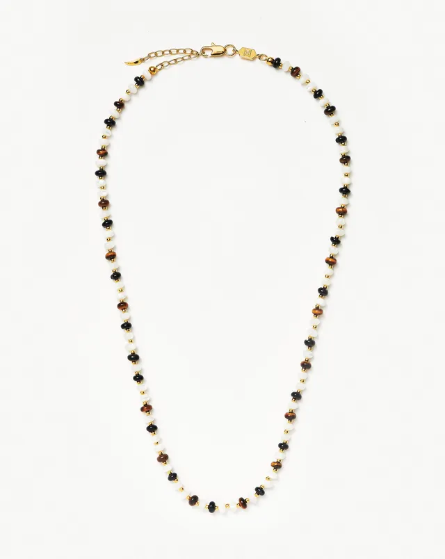 Missoma Savi Pearl Gemstone kaulakoru multi 41-45 cm