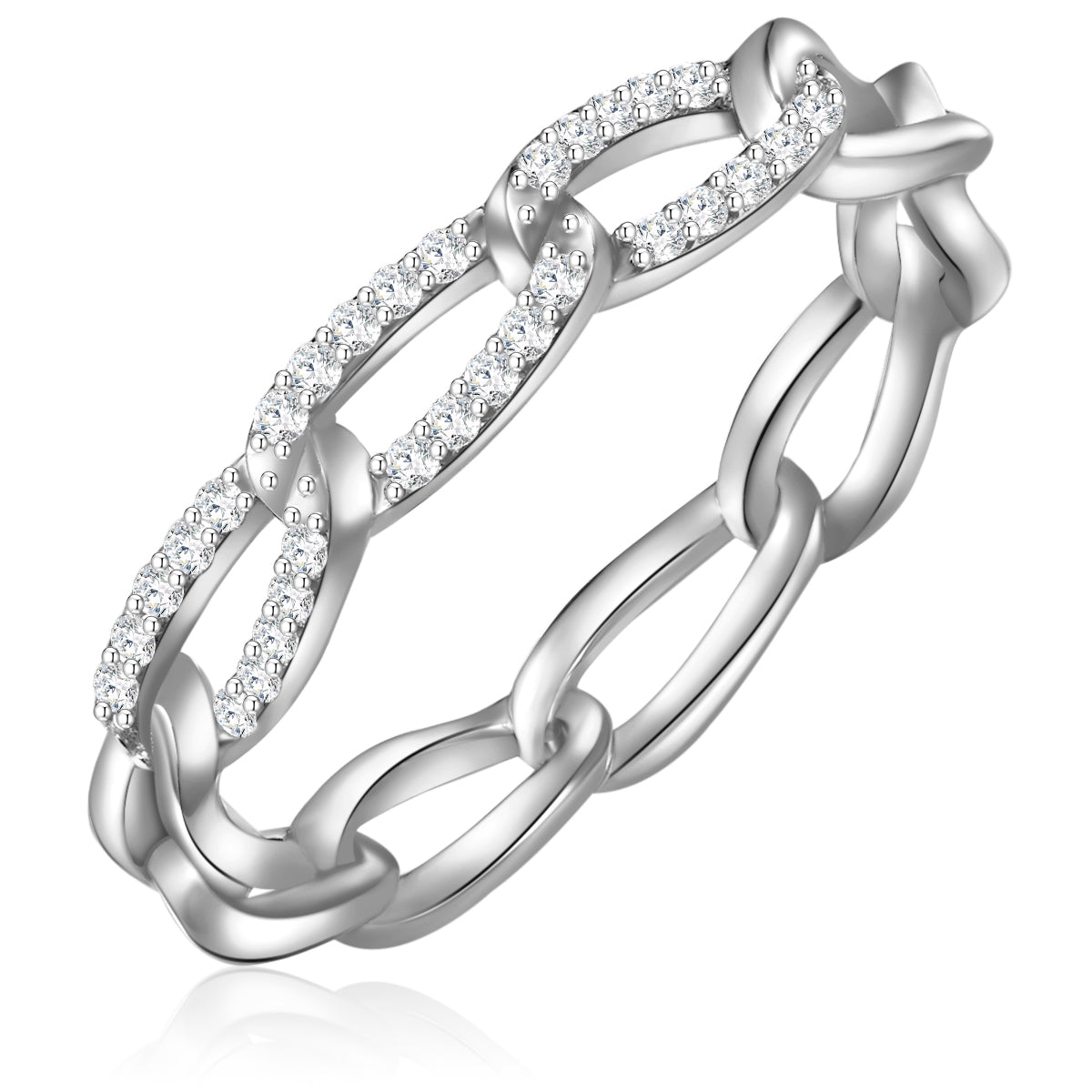 Glanzstücke München Modern Zirkonia sormus 925 hopea