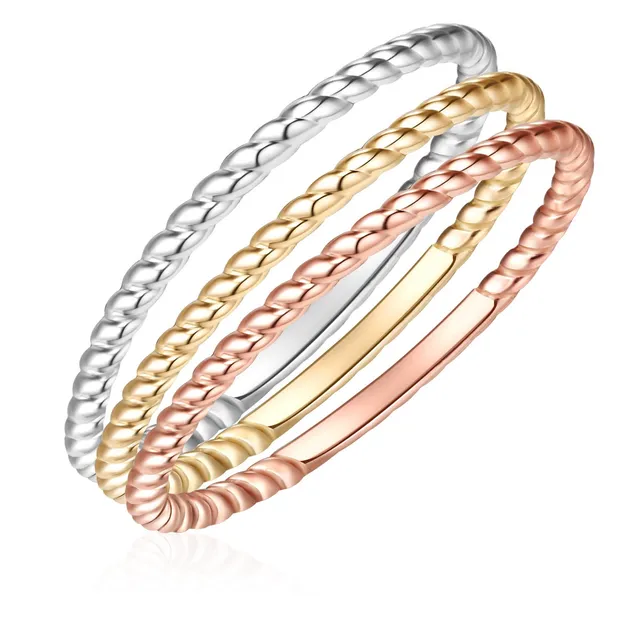 Glanzstücke München Stacking sormussetti 3 kpl tricolor