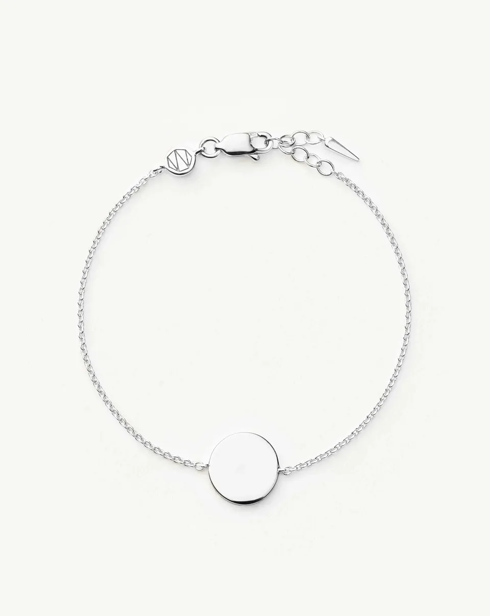 Missoma Engravable Round rannekoru hopea