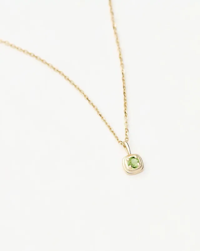 Missoma August Birthstone kaulakoru 14ct kulta Peridot