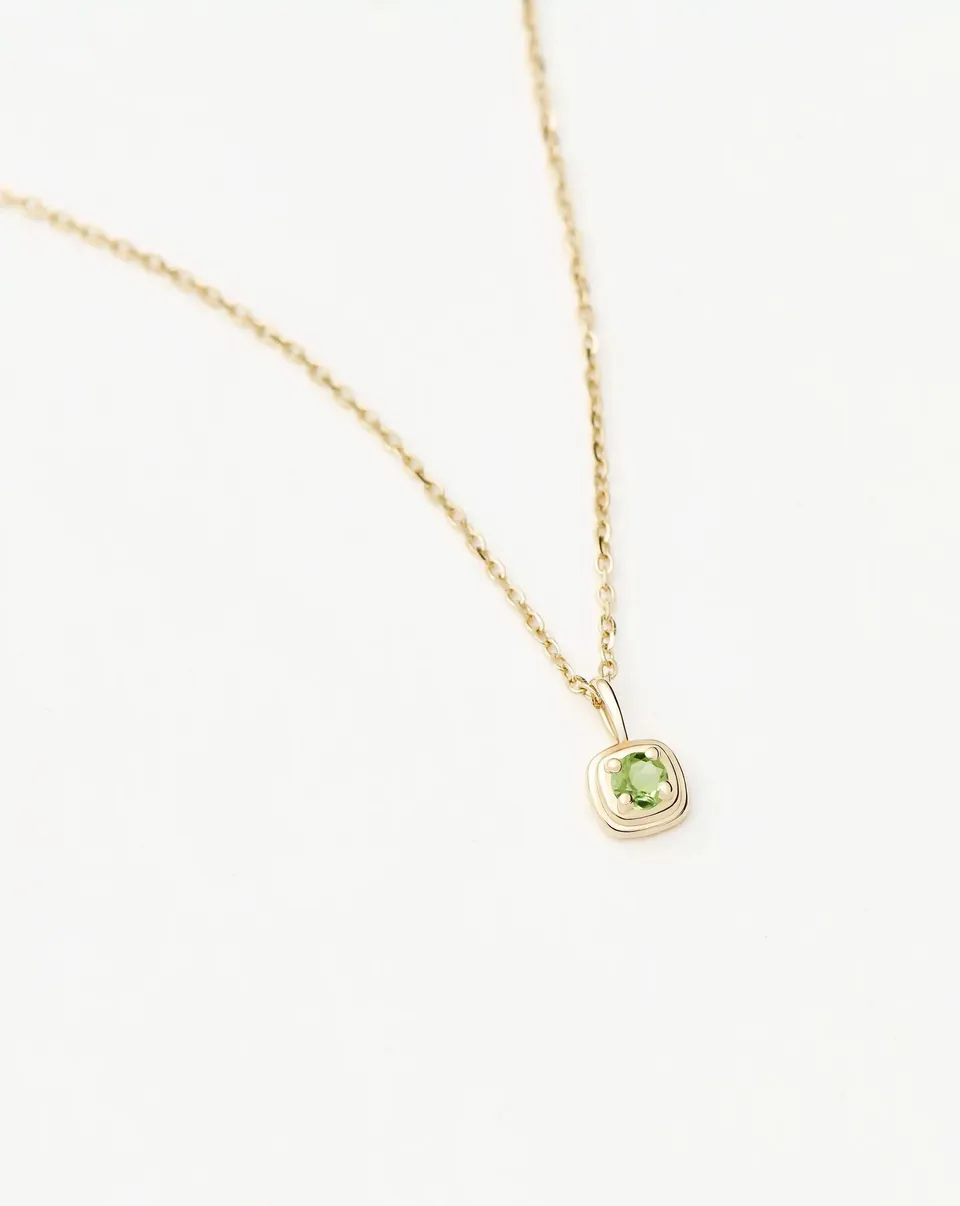 Missoma August Birthstone kaulakoru 14ct kulta Peridot