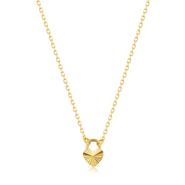 Ania Haie Heart Padlock kaulakoru 14k kulta