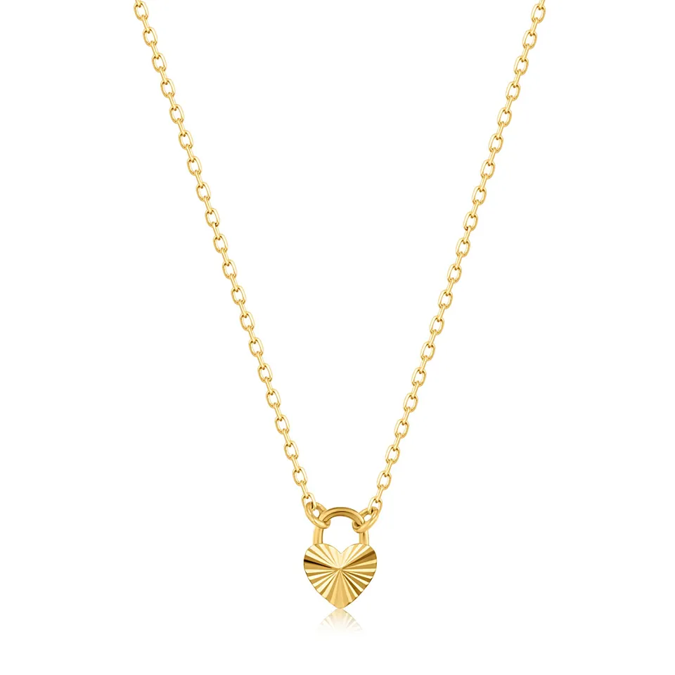 Ania Haie Heart Padlock kaulakoru 14k kulta