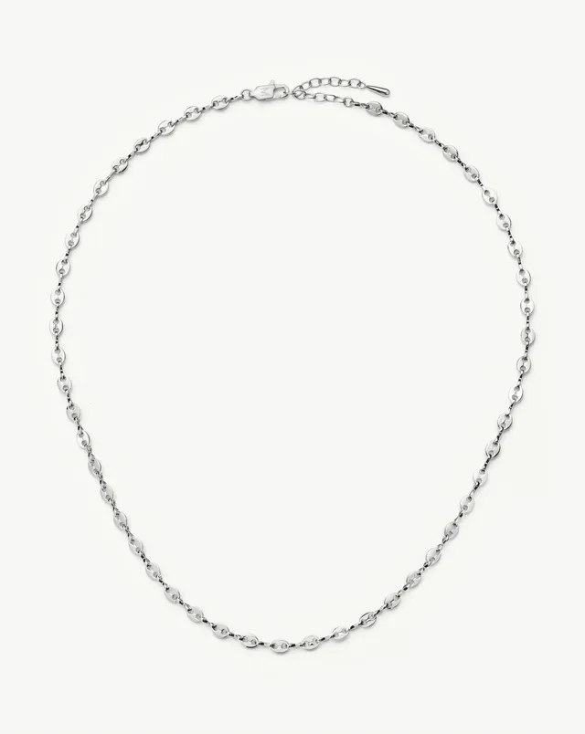 Missoma Mariner Mini Mariner Chain kaulakoru platina 45 cm