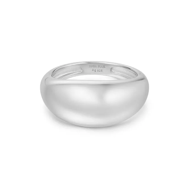 Ania Haie Vogue Maven Bold Dome sormus hopea koko 54