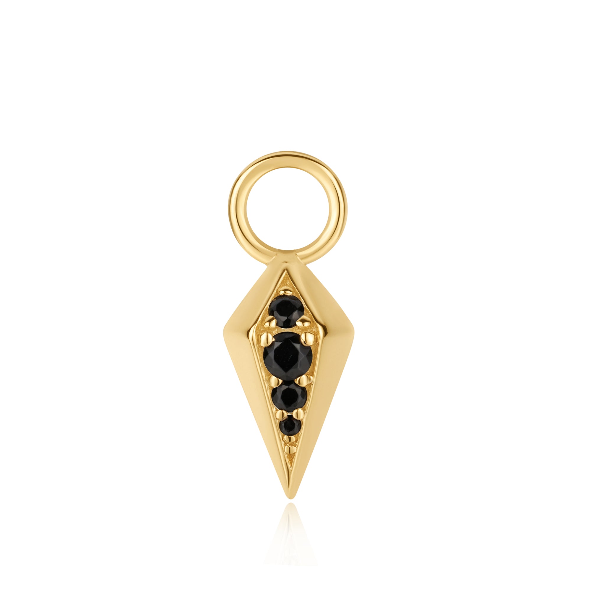Ania Haie Pop Charms Rhombus korvakorucharm kulta 11 mm
