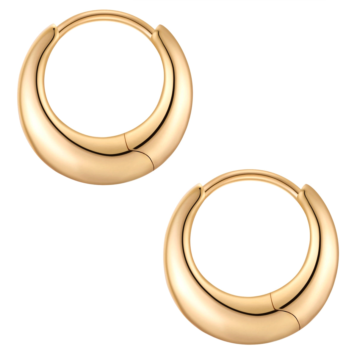 Glanzstücke München Elegant creolit kulta 15,3 mm