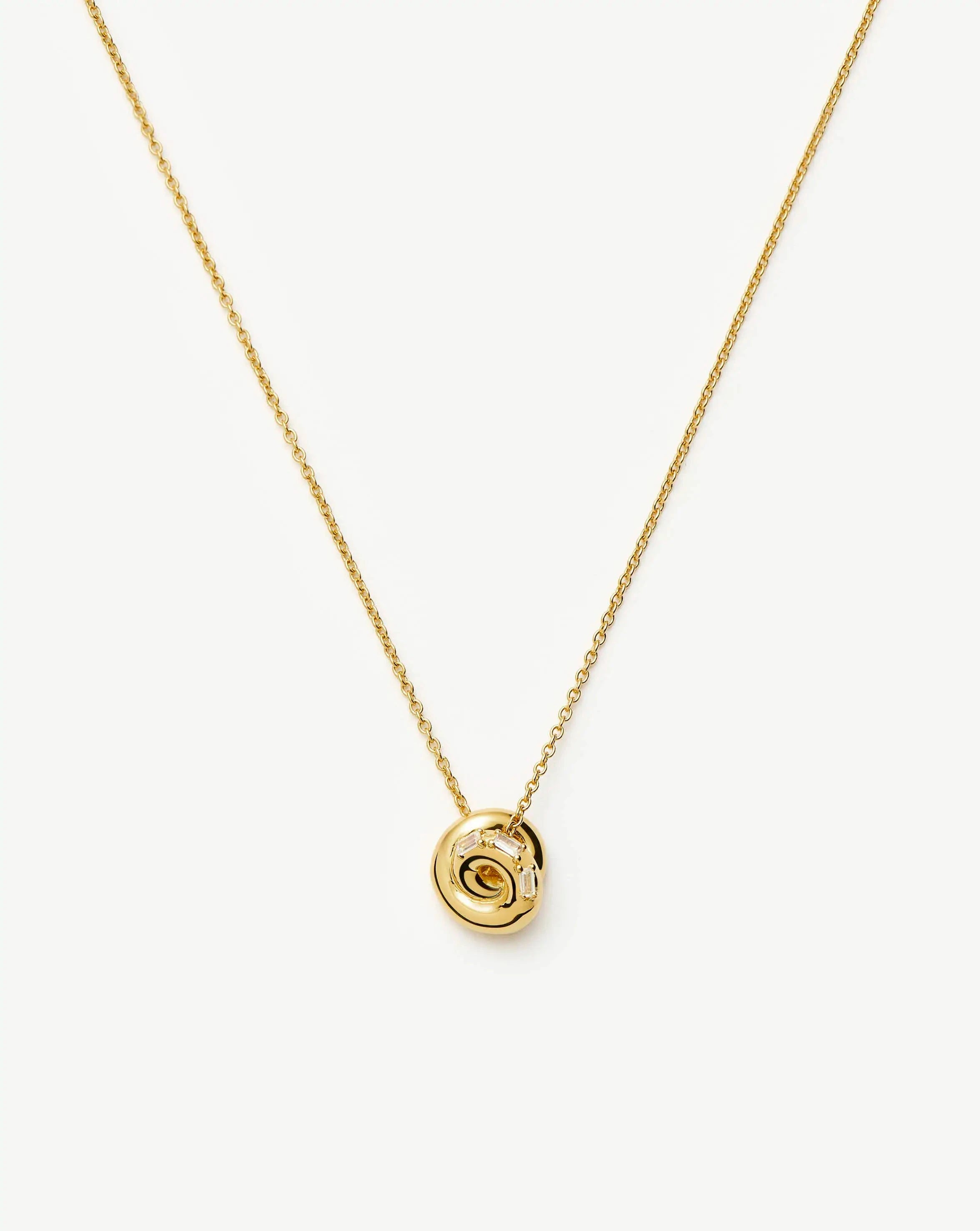 Missoma Lucy Williams Pavé Knot kaulakoru kullattu zirkonia