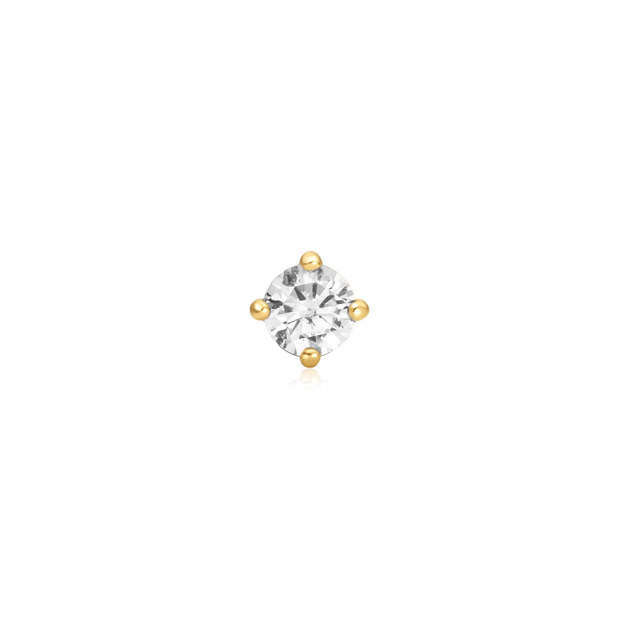 Ania Haie Ear Edit Sparkle Round Barbell korvakoru kulta