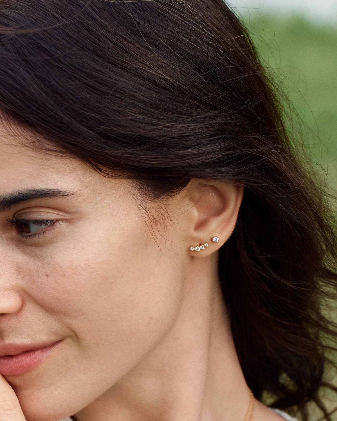 Ania Haie Miss Twinkle Gold Sparkle Climber korvakorut kulta zirkonia