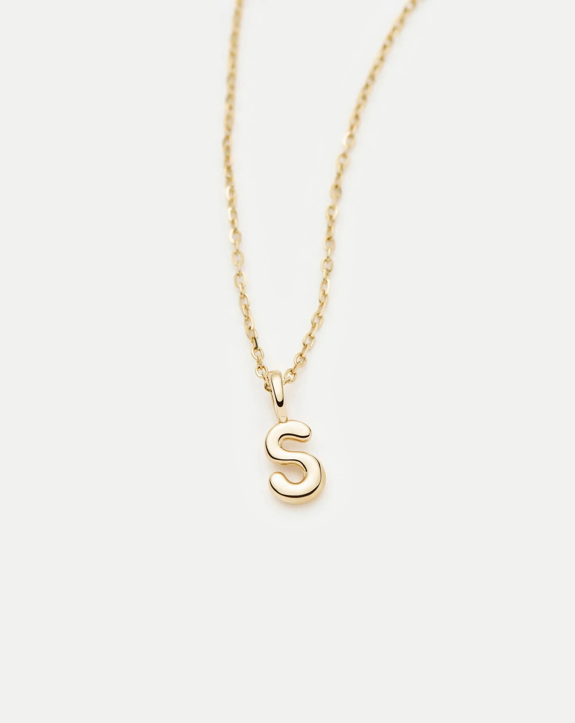 Missoma Initial Mini Pendant kaulakoru S 14k kulta