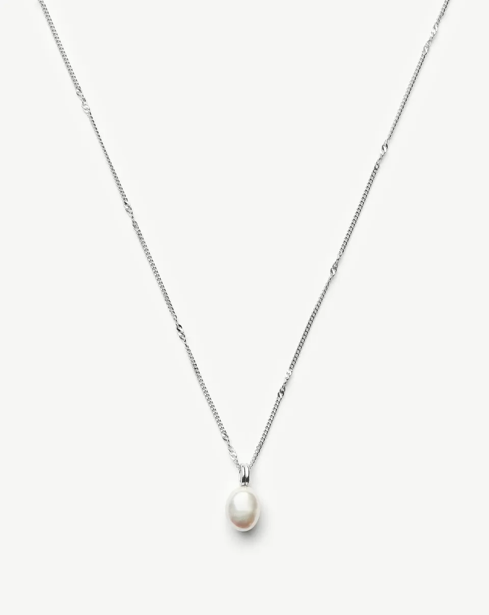 MISSOMA Baroque Pearl kaulakoru hopea helmi
