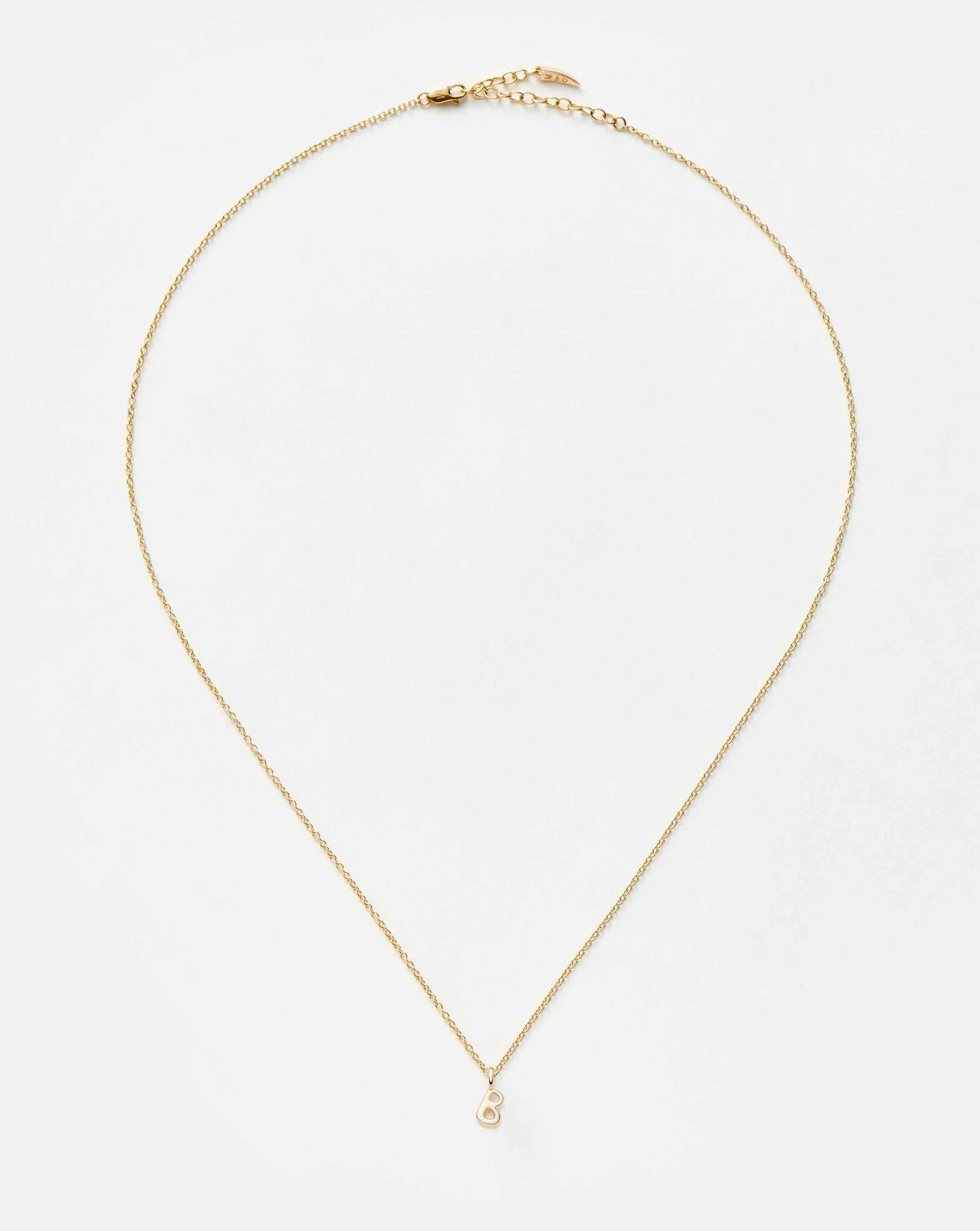 Missoma Initial Mini kaulakoru B 14 kt kulta