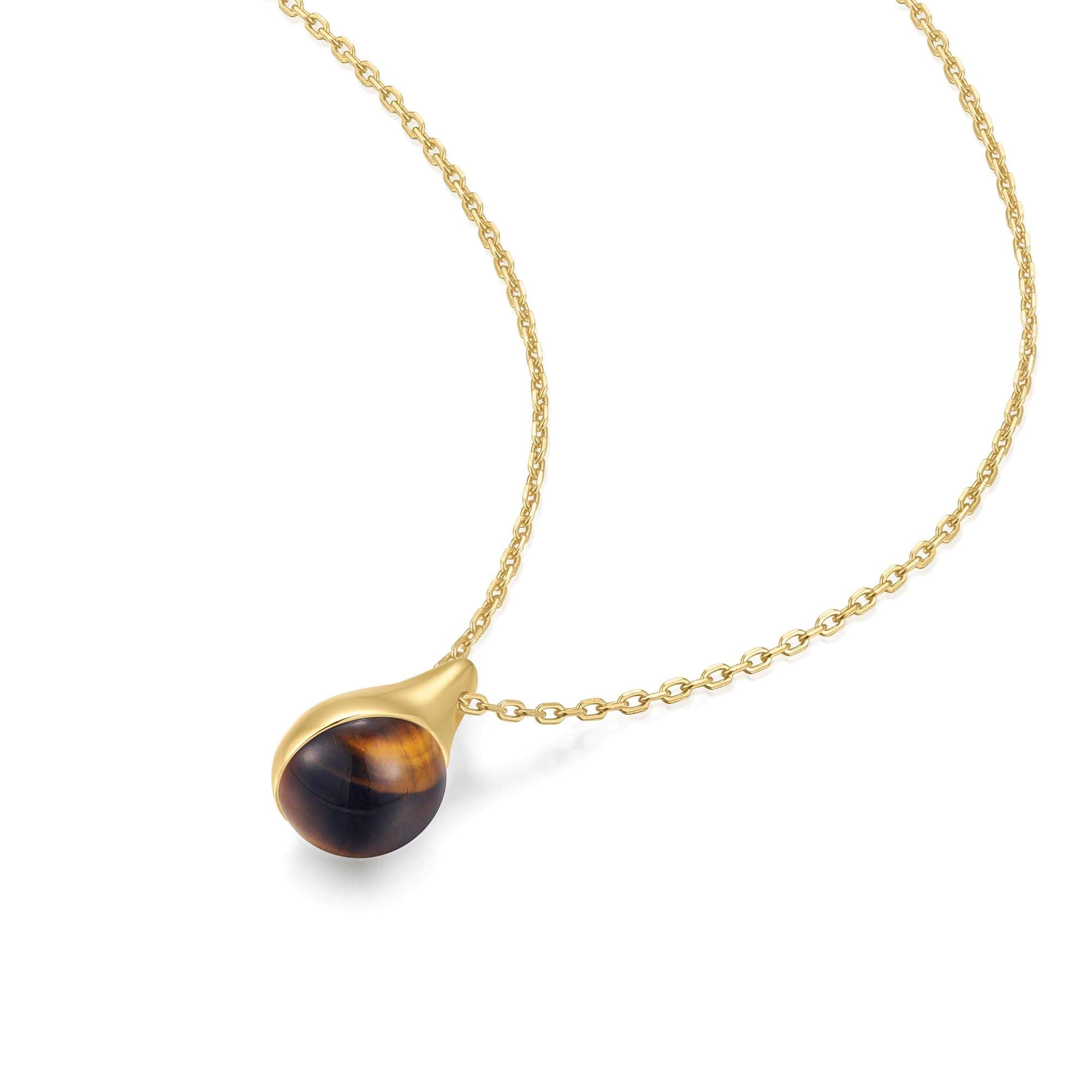 Ania Haie Lady Cozy Tiger Eye Droplet kaulakoru 580mm tiikerinsilmä