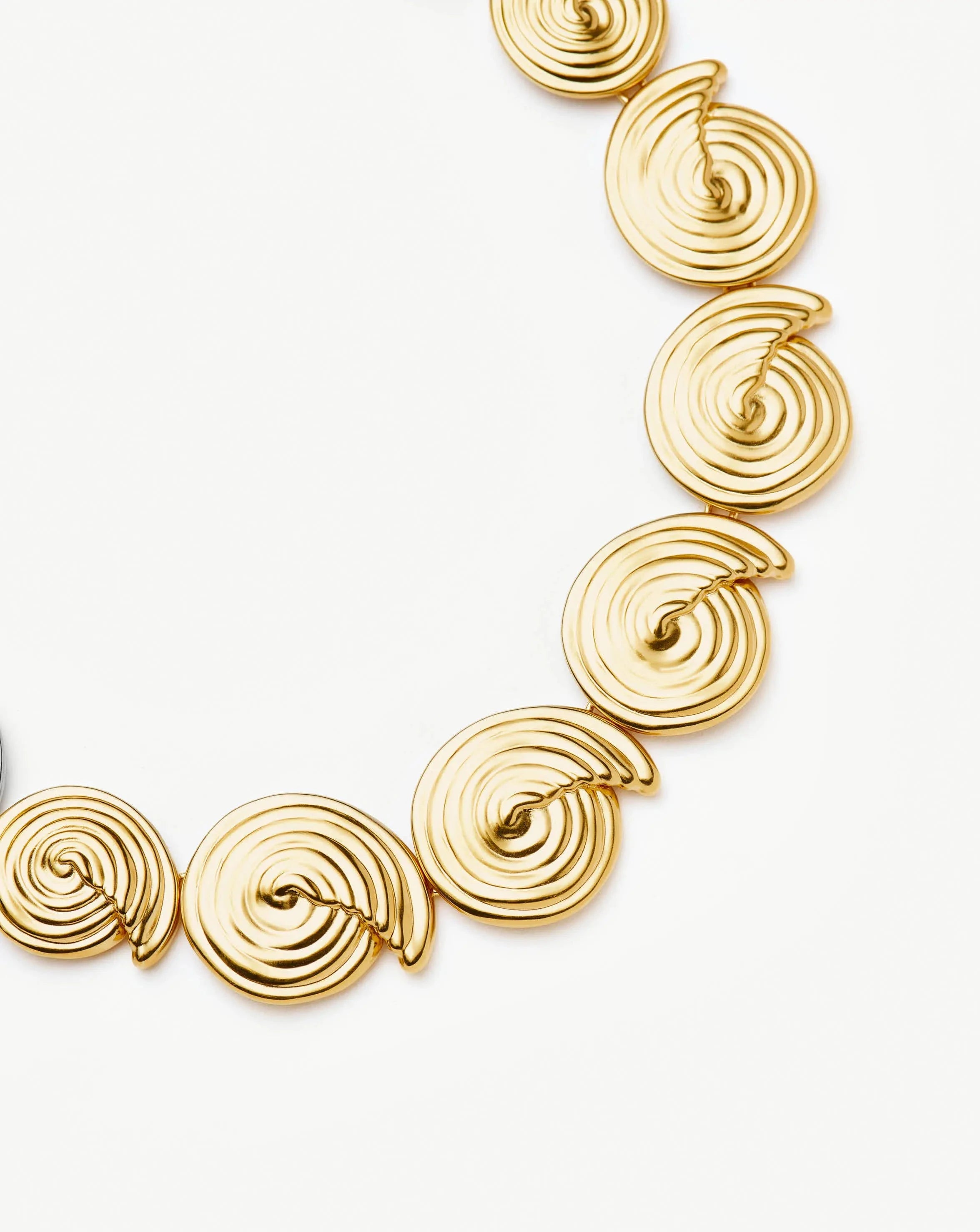 MISSOMA Spiral Statement kaulakoru 18k kullattu spiraali