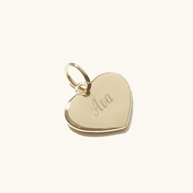 Muru Heart Pendant kaulakoru kulta kaiverrettava