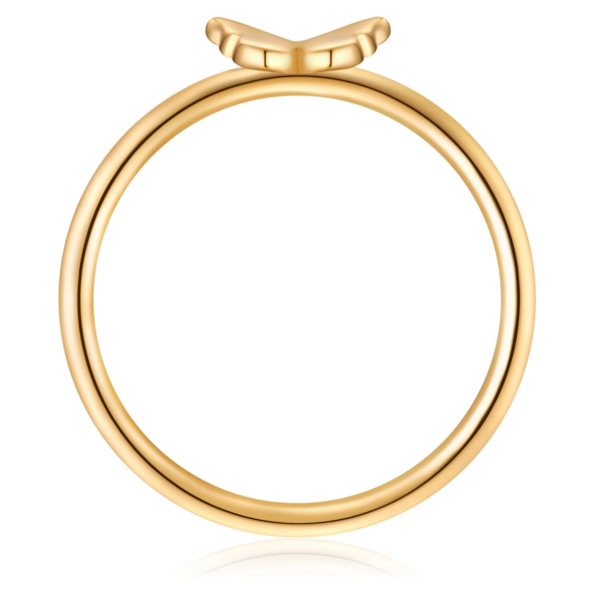 Glanzstücke München Schmetterling-Ring gold sormus keltakulta