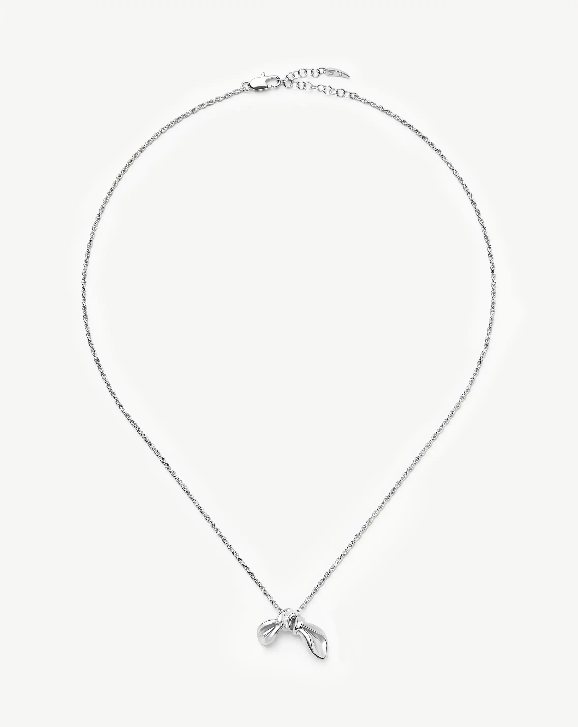 MISSOMA MARKGONG Bow Pendant hopeakaulakoru rusetti säädettävä