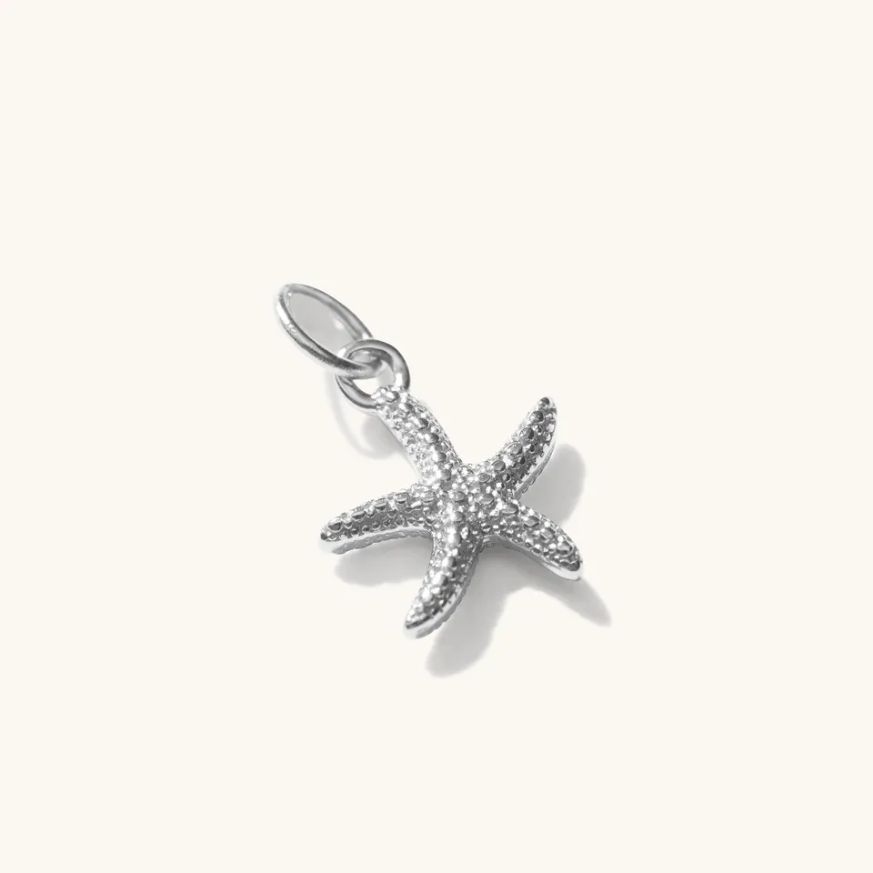 Muru Mini Starfish riipus hopea sterling